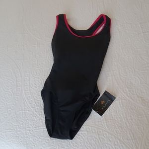 Brand New Black and Pink Mariia Leotard